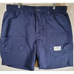 Realtree Fishing Pro Series Shorts By Colossium Blue Nylon Mens Size XXL Outdoor